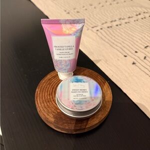 Sweet Berry Hand Cream and Lip Balm Set